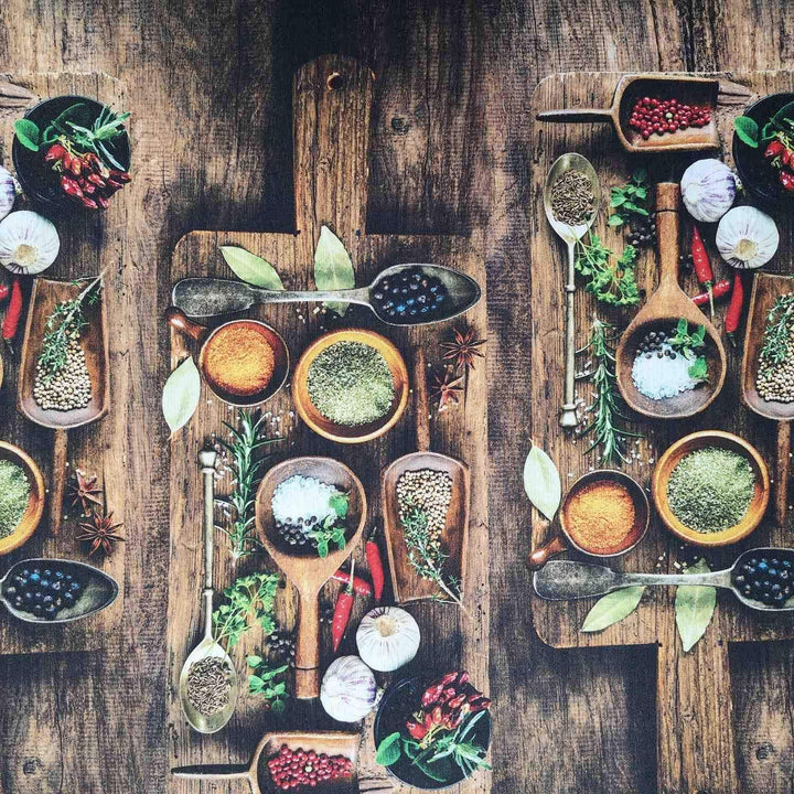 WohnDirect Küchenläufer für Innen bis 10m Länge - 100% Polyester Küchenläufer rutschfest & leicht ab