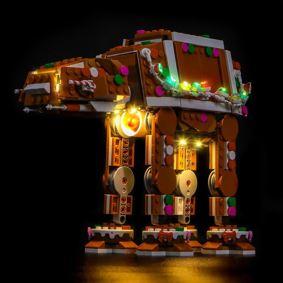 Fernbedienung Licht-Kit Kompatibel mit Lego 40806 Gingerbread at-at Walker (Kein Modell), Led Beleuc