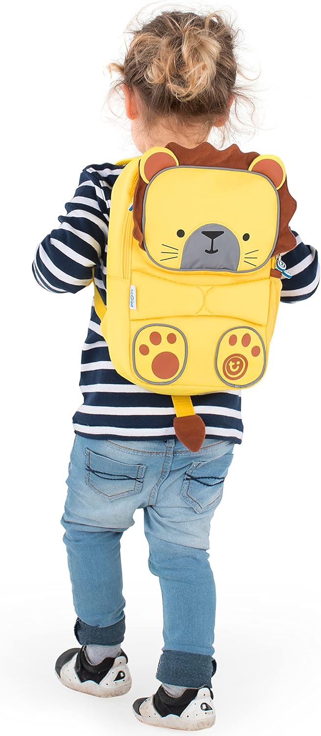 Trunki Kleinkindrucksack & Kindergartentasche - gut sichtbar - Leeroy (gelb) Löwe Leeroy (Gelb), Löw