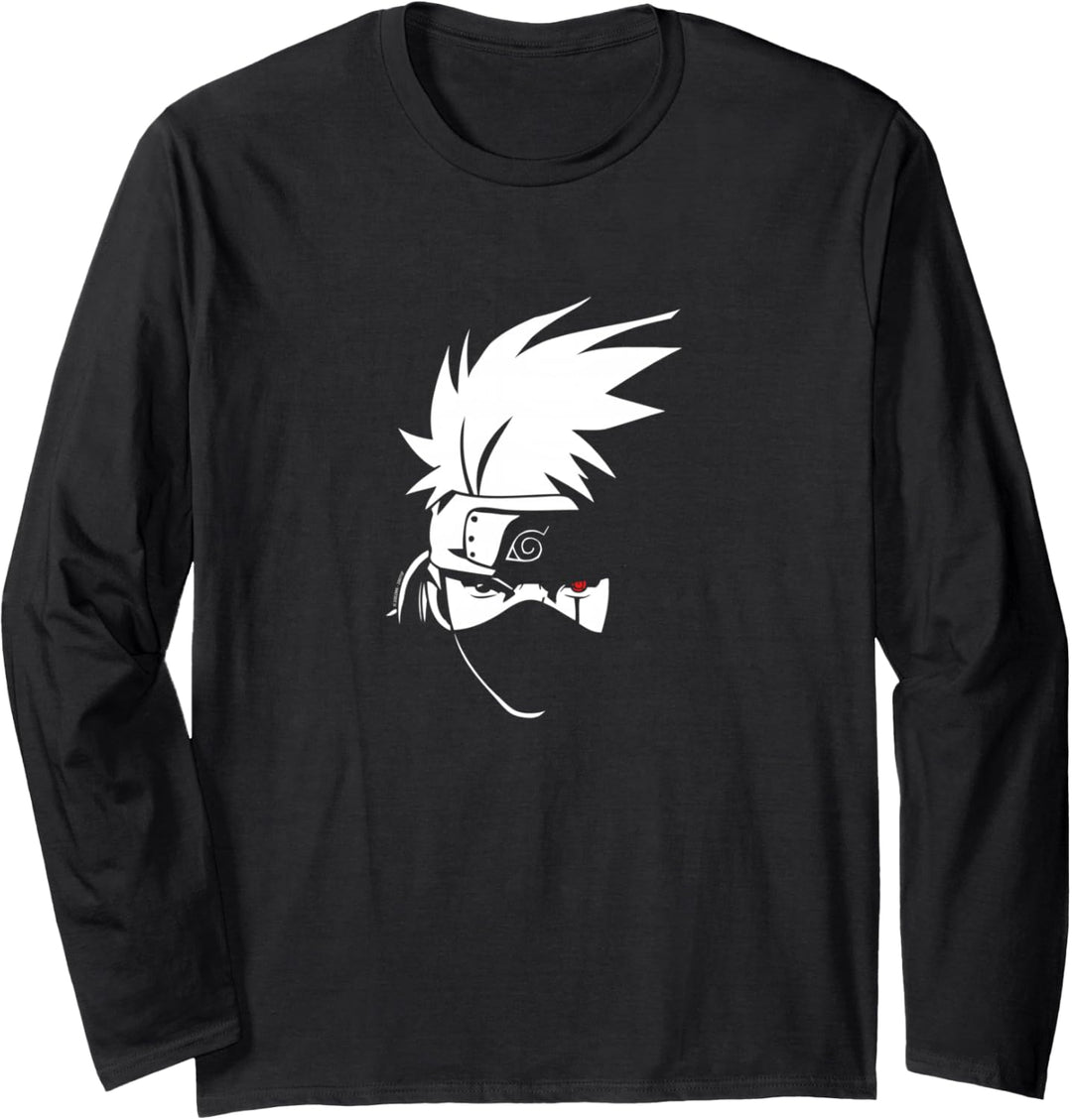 Naruto Shippuden Kakashi Kopf Langarmshirt