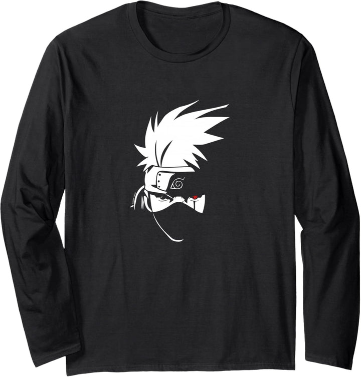 Naruto Shippuden Kakashi Kopf Langarmshirt