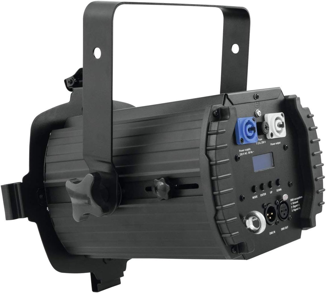 Eurolite LED THA-50F Theater-Spot | Fresnel-Scheinwerfer (Stufenlinse), 50-W-Warmweiss-LED, extrem l