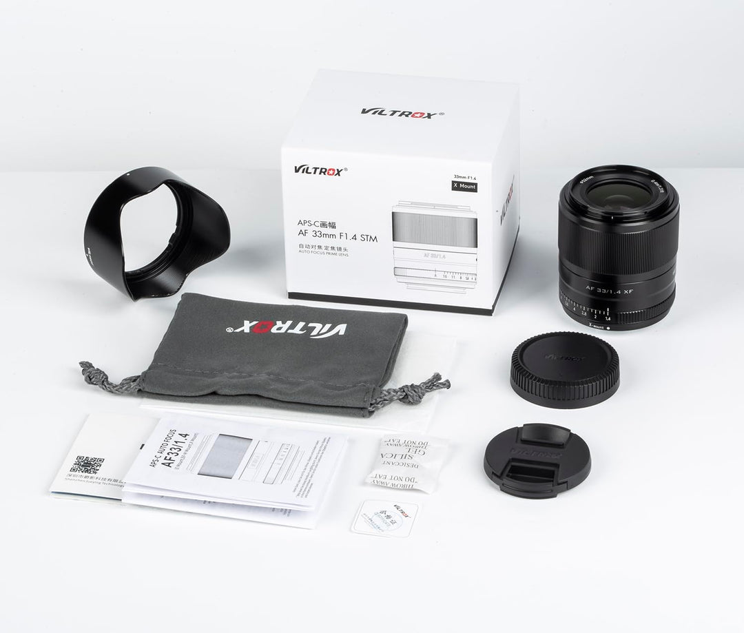 VILTROX AF 33 mm f1.4 STM XF Objektiv Festfokus Objektiv Porträt Autofokus grosse Blende für Fuji X