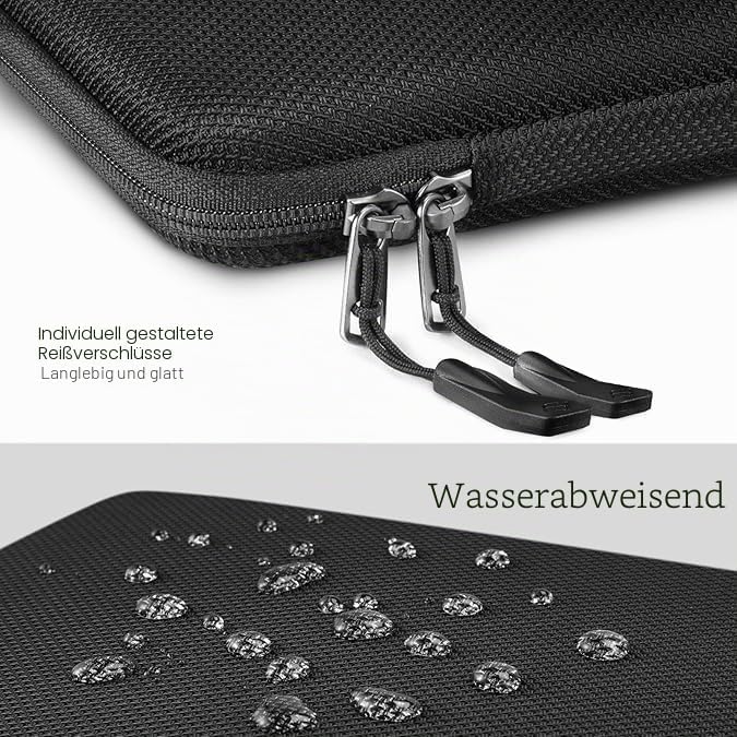 FINPAC Laptop Tasche Hülle für 13" MacBook Air 2024-2018 M3/A3113 M2/A2681 M1/A2337, 14" MacBook Pro