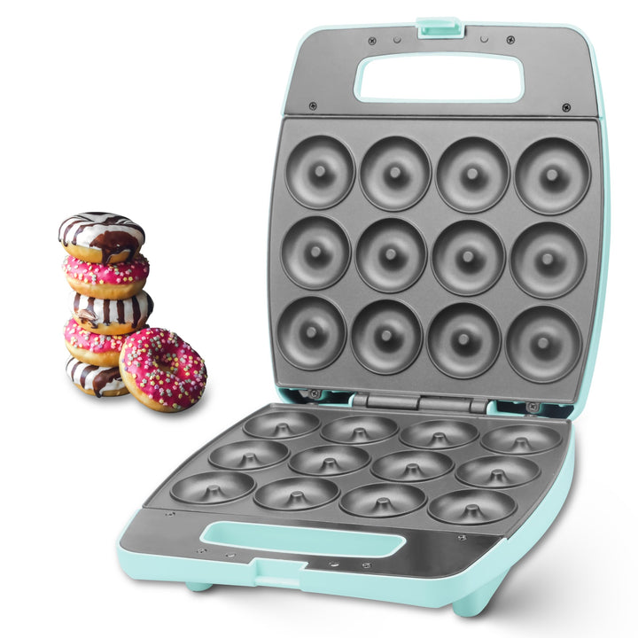 Baker's Friend Mini Donut Maker, Donutmaker, Donuts Backform, backt 12 Mini-Donuts, perfekt für Früh
