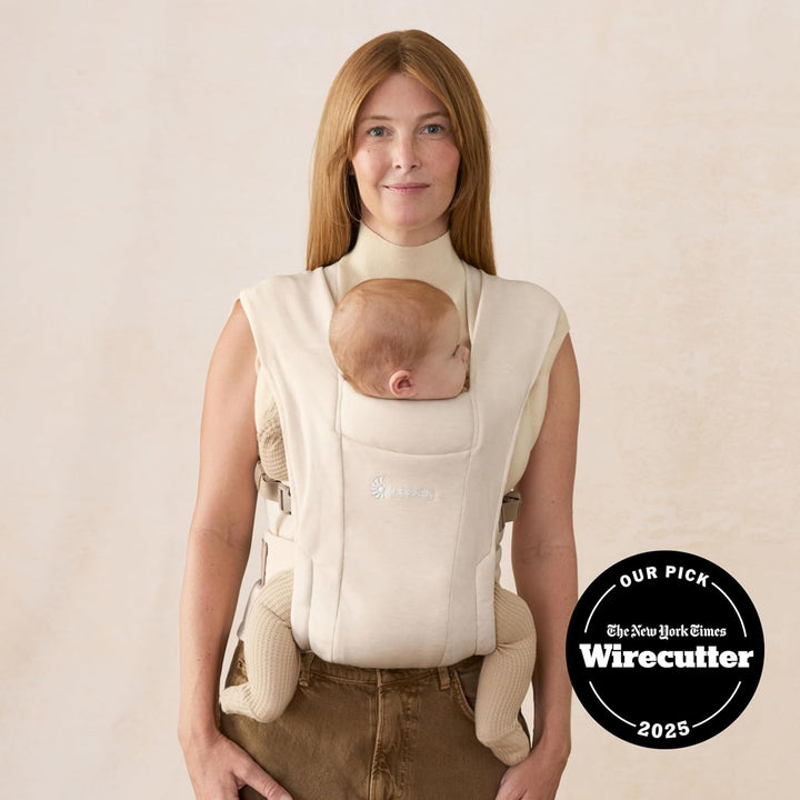 Ergobaby Babytrage für Neugeborene ab Geburt Extra Weich, Embrace Bauchtrage Baby-Tragetasche Ergono