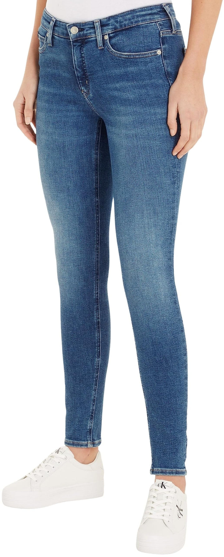 Calvin Klein Damen Hosen 26W / 30L Denim (Denim Dark), 26W / 30L Denim (Denim Dark)