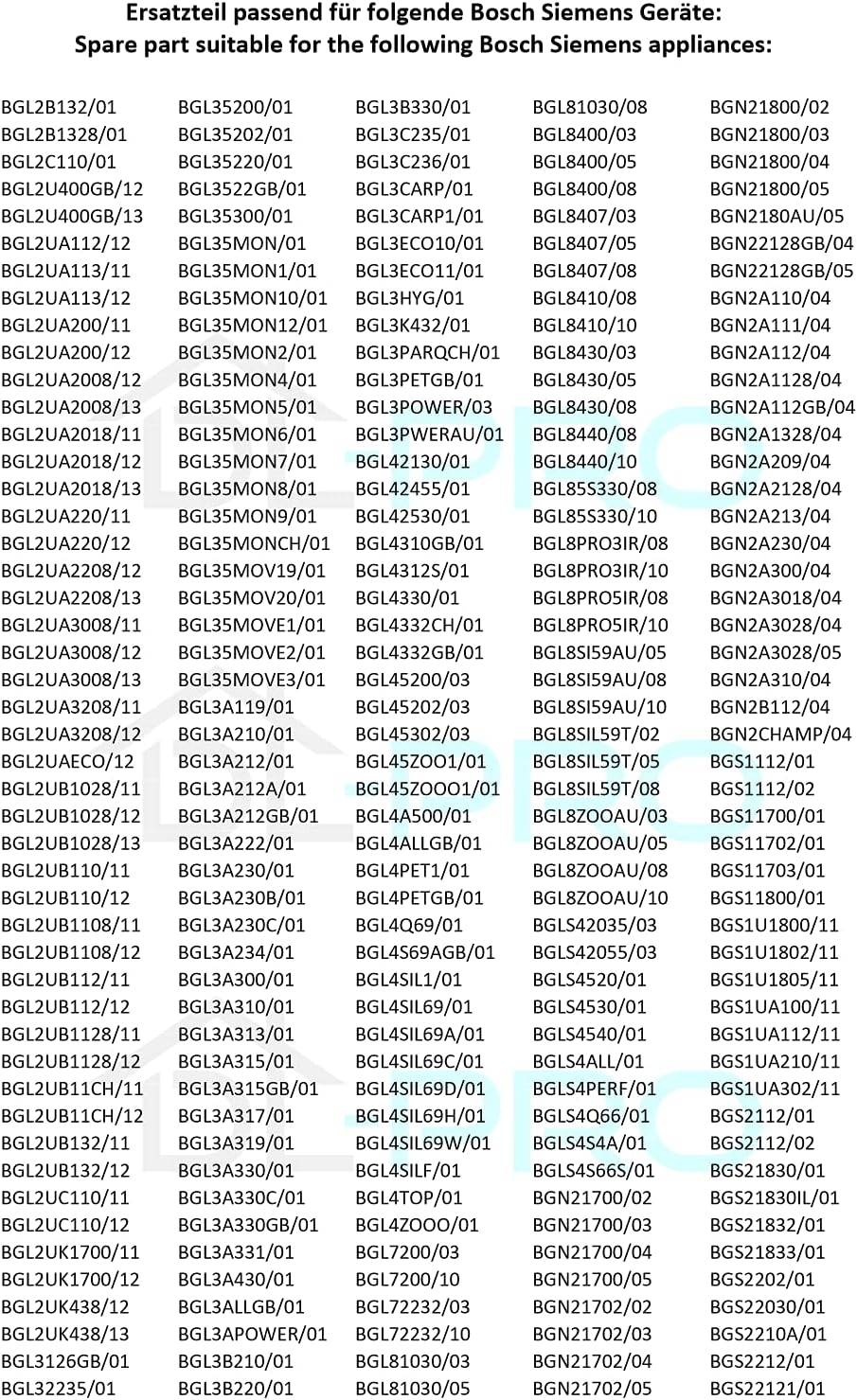 DL-pro Verlängerungsrohr Ø 35mm bis 1m ausziehbar für Bosch Siemens Ergomaxx Sphera Roxx 00574692 57