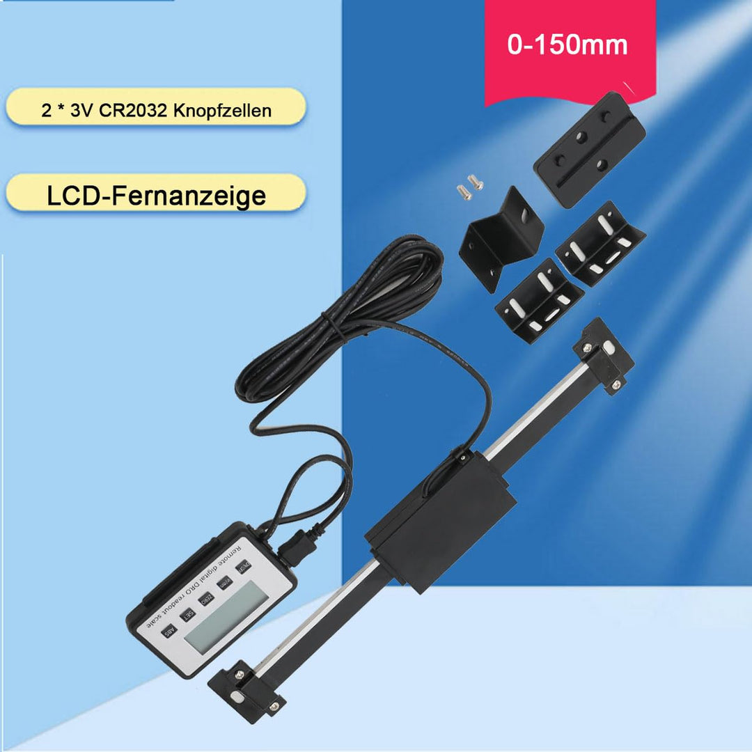 LCD Digitalanzeige-Kit 0-150mm Digitalanzeige Remote Digital Readout Kit Linearskala Anbaumessschieb