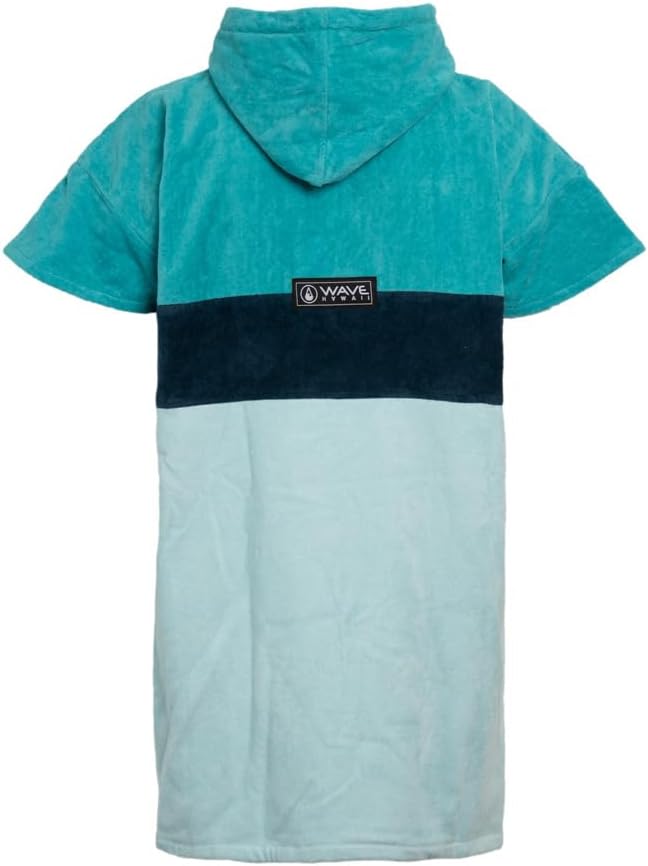 WAVE HAWAII Badeponcho Damen & Herren, Grösse XL, 181-197cm | 95-100% Baumwolle Surf-Poncho für Erwa