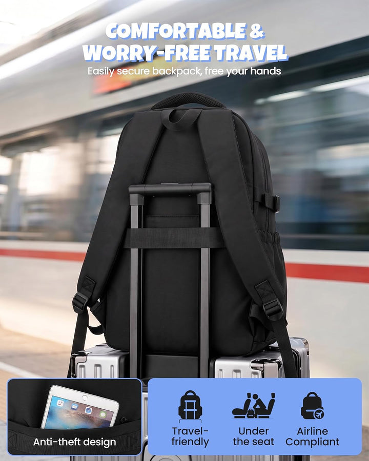 Amythe Schulrucksack Jungen Teenager, Gross Rucksack Schule Lässiger Oberstufe Schulranzen Wasserabw