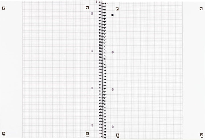 Oxford Collegeblock A4 kariert, weisser Rand rechts, 80 Blatt, gelb, 10 Stück Single, Single