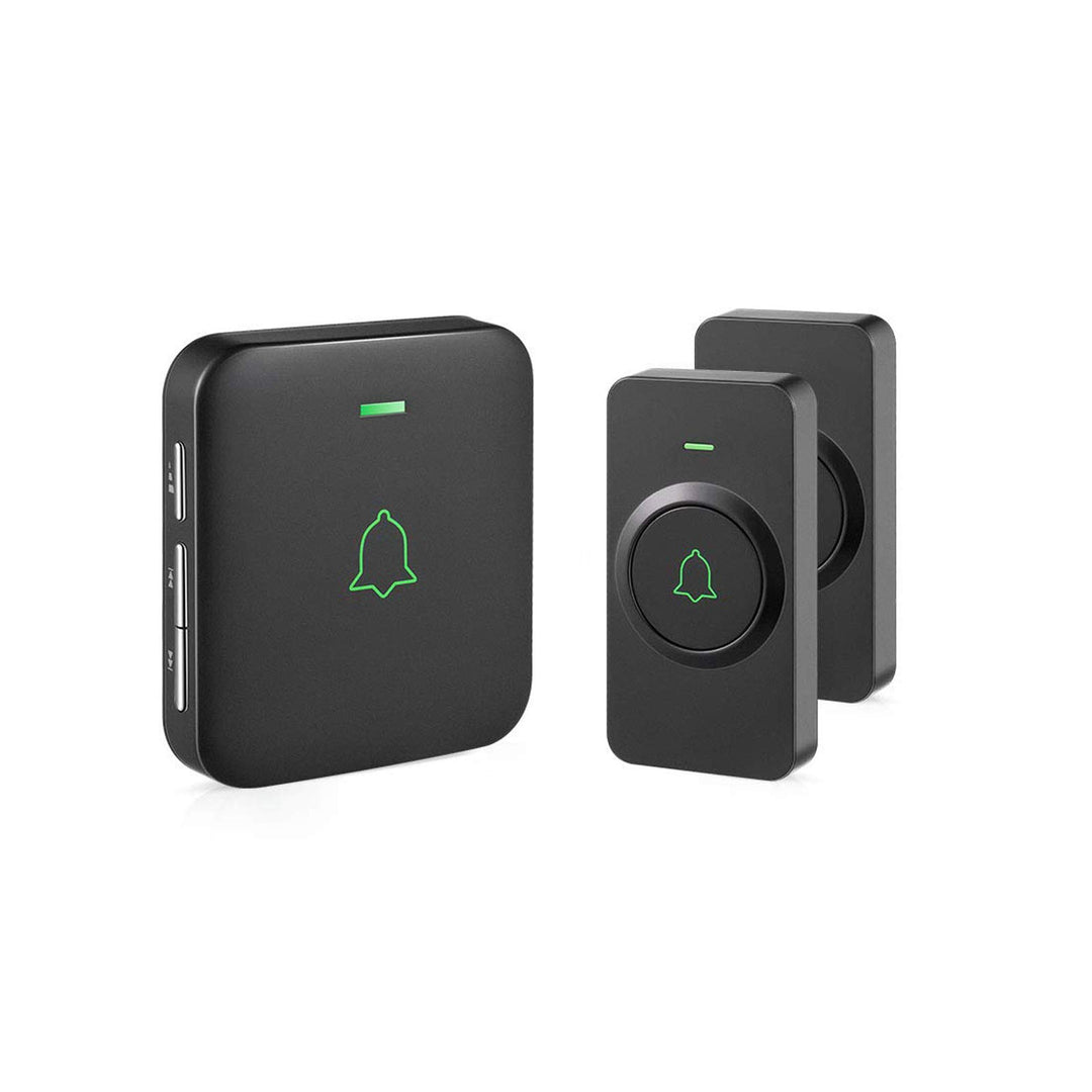 Funkklingel kabellose Türklingel, AVANTEK Türglocken 300M IP55 Wasserdicht Elektronische Funkklingel