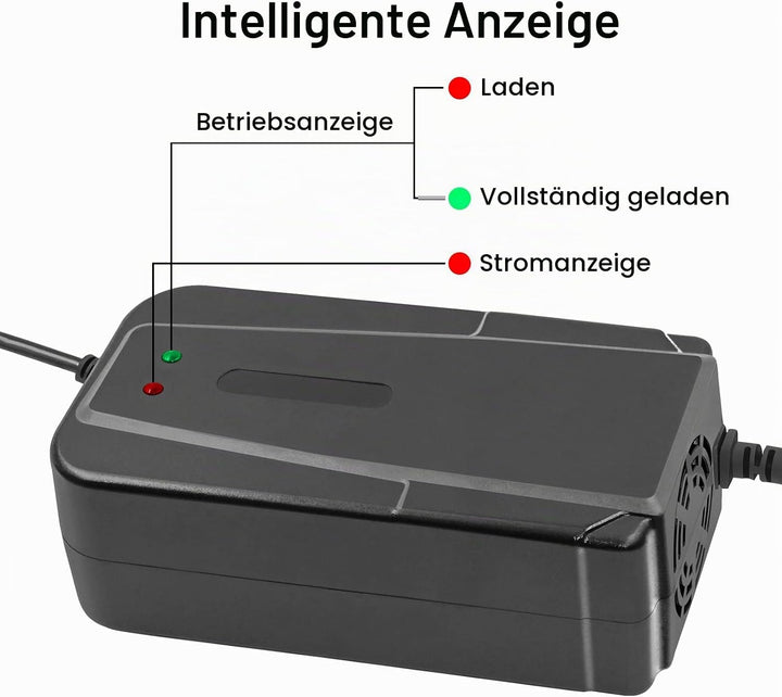 UURRPP 24V 36V 48V 60V 72V 3A Blei Säure Batterieladegerät für Razor E100 Ground Force Go Kart Elekt