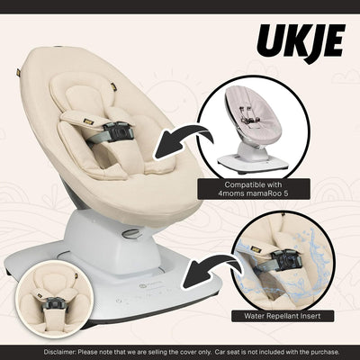 UKJE Schaukeleinsatz Kompatibel mit 4moms mamaRoo 5 Rockaroo Babyschaukel, Neugeborenes Schaukeleins