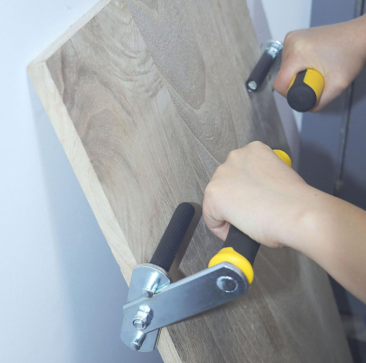 Plattenträger mit Tragegriff (zwei-Komponenten Griff für sicheren Halt, Paarweise) Board Lifter Eise