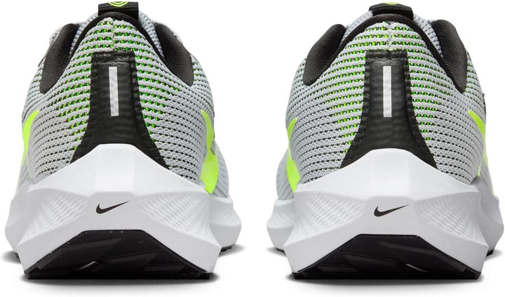 Nike Herren Air Zoom Pegasus 40 Sneaker 45 EU Wolfgrau Schwarz Weiss, 45 EU Wolfgrau Schwarz Weiss
