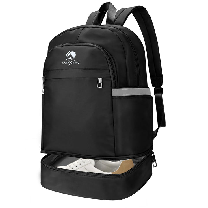 28L Reiserucksack Herren Damen, Schwimmrucksack mit Nasser Taschen, Wasserdichter Sportrucksack mit