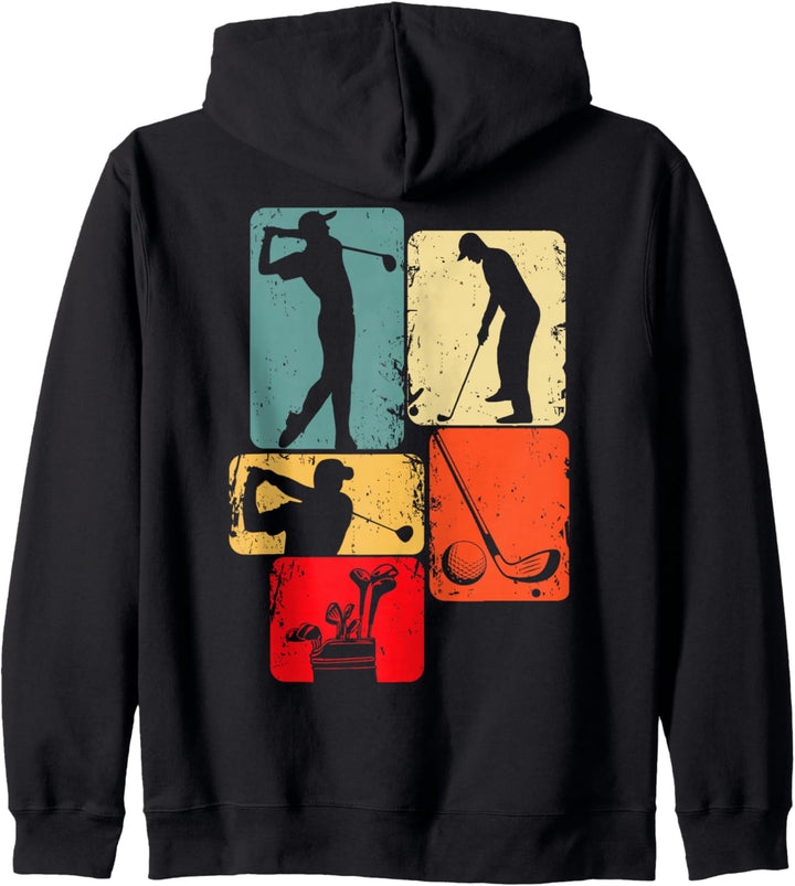 Golf Golfer Golfspieler Kinder Jungen Kapuzenjacke