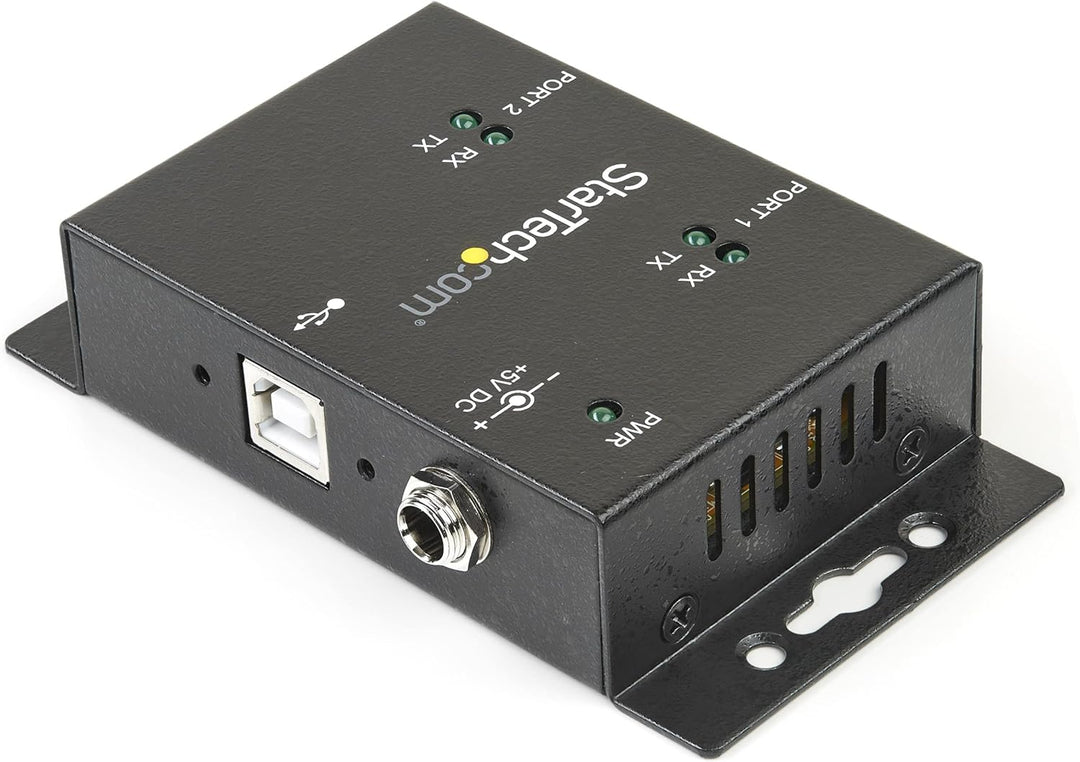 StarTech.com 2 Port USB auf Seriell RS232 Adapter - USB / DB9 Hub 2x DB9 Stecker 1x USB-B Buchse - W