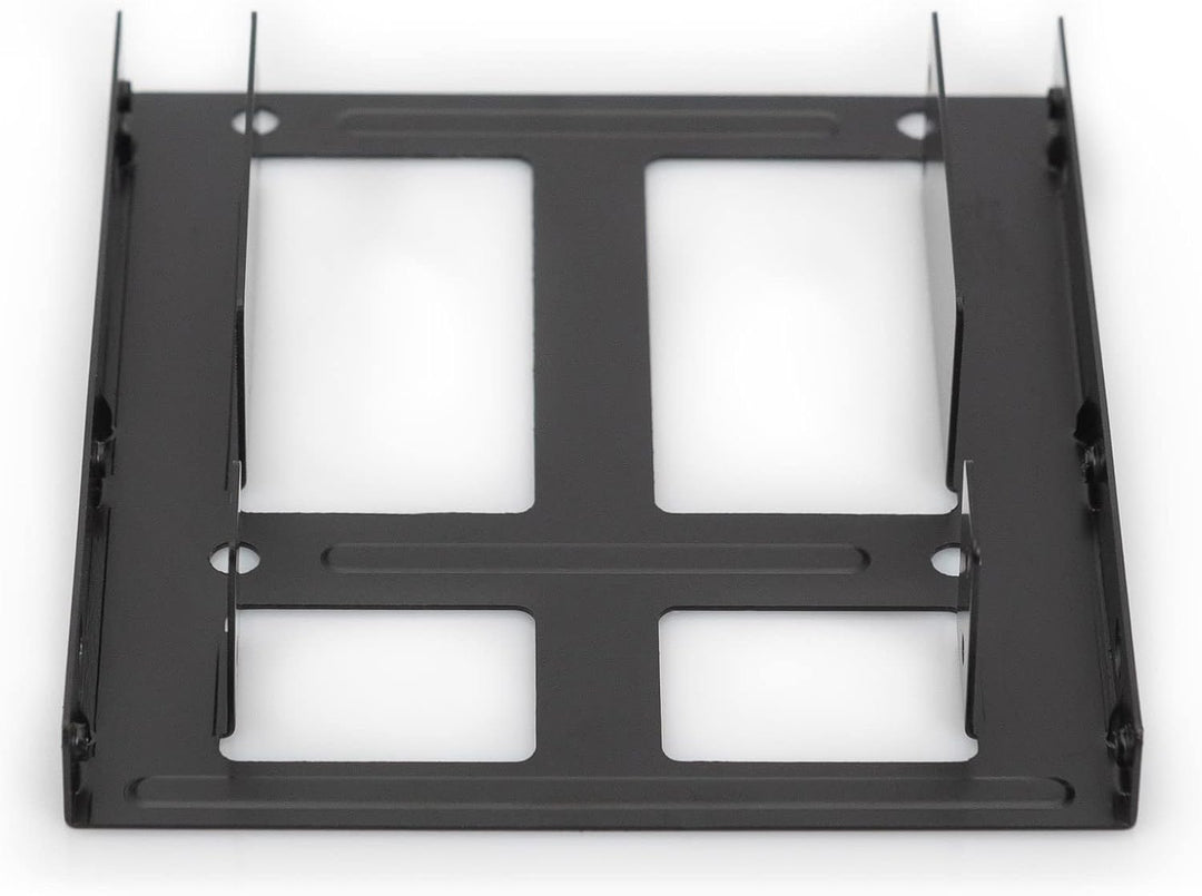 DIGITUS Montagekit: Dual SSD/HDD 2.5 -> 3.5 Bay inkl. Einbaurahmen Metal, Schrauben, Kabelset, DA-70