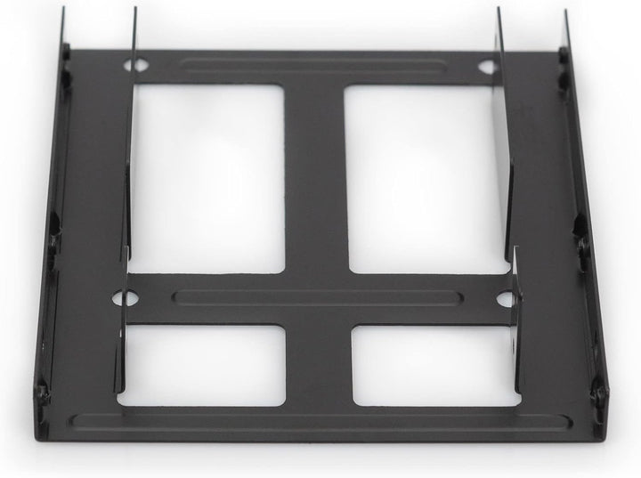 DIGITUS Montagekit: Dual SSD/HDD 2.5 -> 3.5 Bay inkl. Einbaurahmen Metal, Schrauben, Kabelset, DA-70