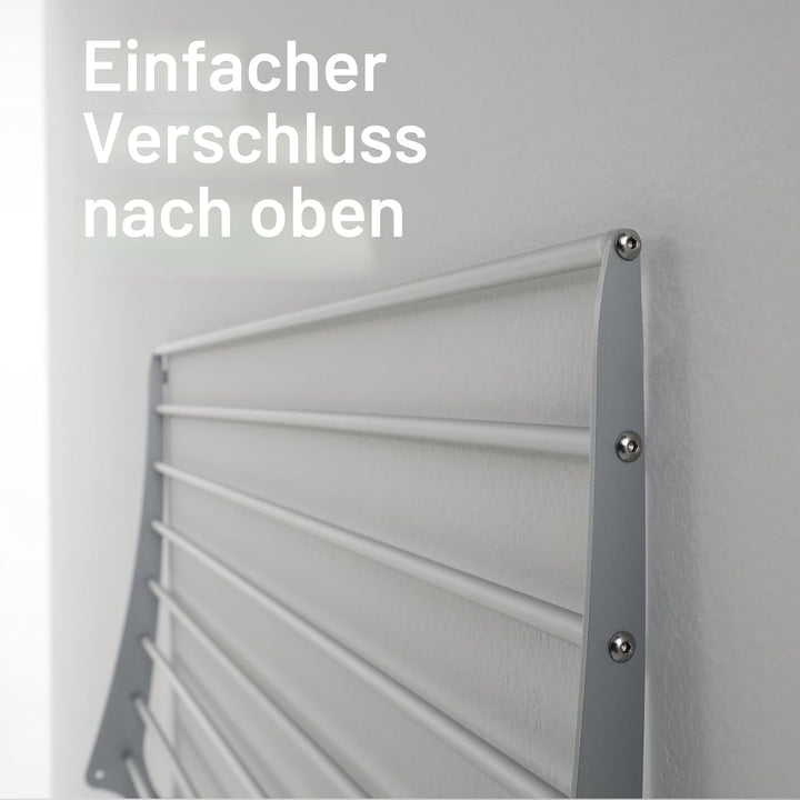 Foxydry Fold Wäscheständer für die Wand, vertikaler Wäscheständer für den Innen- und Aussenbereich a