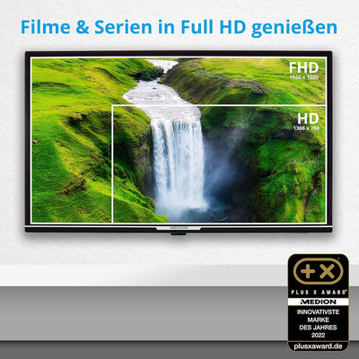 MEDION P13299 (MD 30050) 80 cm (32 Zoll) 1080p Full HD Fernseher (Android TV, Smart TV, HDR, Netflix