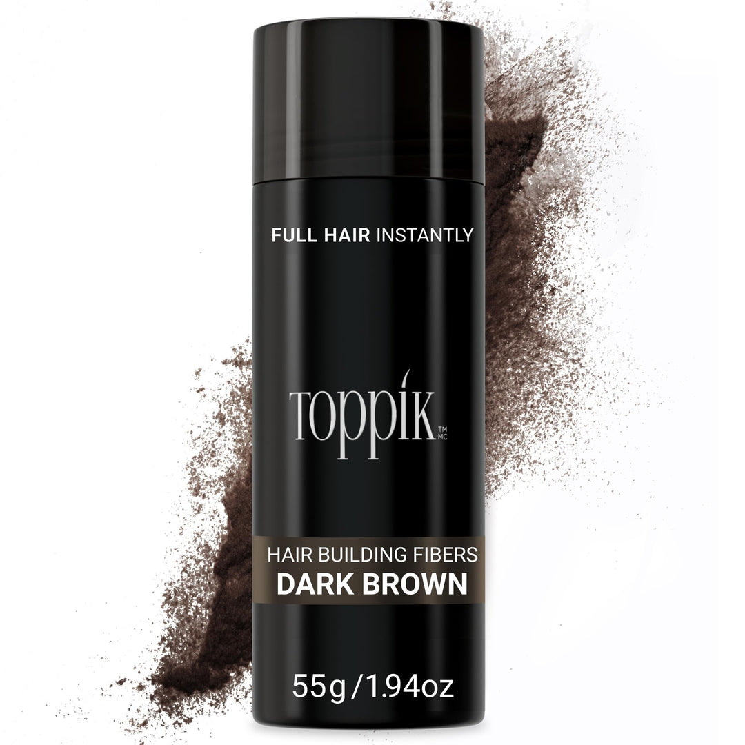 Toppik Haarfasern, Mittelbraun, natürlich gewonnene Fasern aus Keratin für voller aussehendes Haar 5