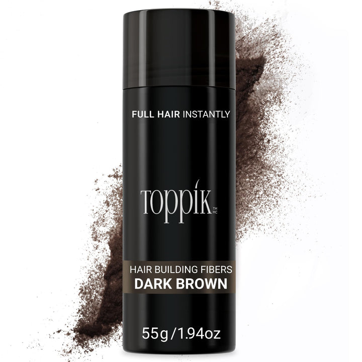 Toppik Haarfasern, Mittelbraun, natürlich gewonnene Fasern aus Keratin für voller aussehendes Haar 5