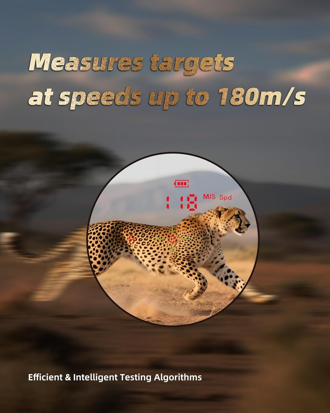 AOFAR HX1600 Laser Entfernungsmesser Jagd 1600Y, OLED Dual-Farbe (95% Licht), Winkel & horizontale D