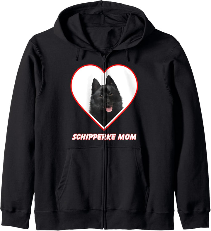 Schipperke Dog Mom Kapuzenjacke