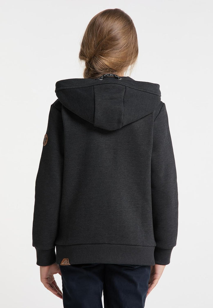 Ragwear Mädchen Sweatjacke Nesie Zip Sweatshirt mit Kapuze und Reissverschluss Übergangsjacke Sweate