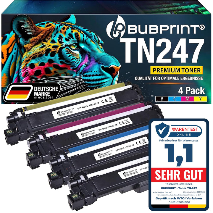 Bubprint TN-247 kompatibel als Ersatz für Toner Brother TN-243CMYK TN247 für Brother MFC-L3750CDW DC
