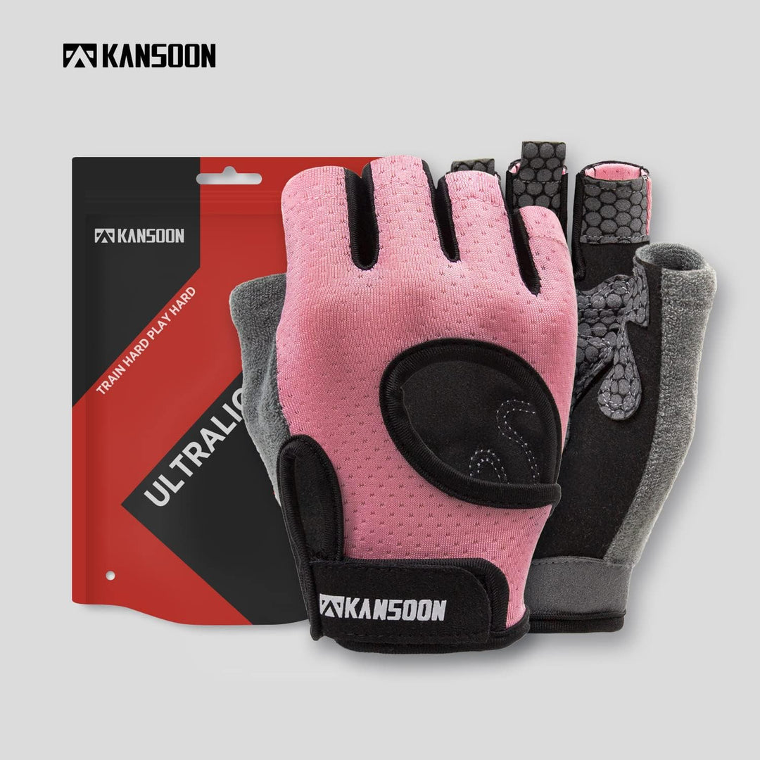 LIFECT Essential Atmungsaktive Trainingshandschuhe, fingerlose Trainingshandschuhe zum Gewichtheben