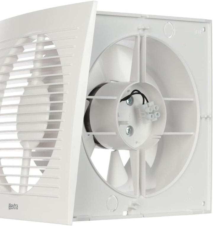 EUROPLAST Ø 150mm Wandventilator Lüfter Abluft Ventilator Küche WC Bad - Badlüfter Fan - Kunststoff