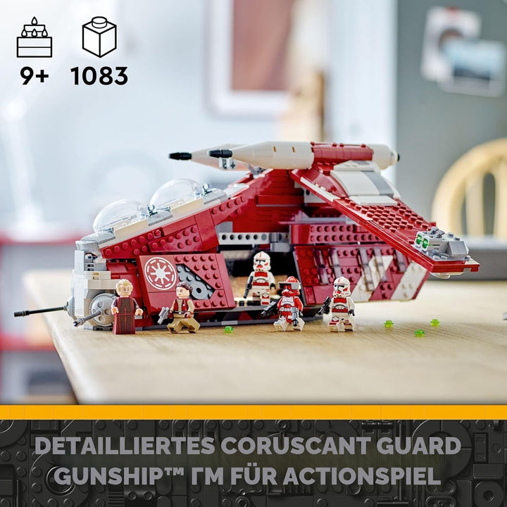 LEGO Star Wars - The Clone Wars Coruscant Guard Gunship 75354 - Star Wars Spielzeug zum Zusammenbaue