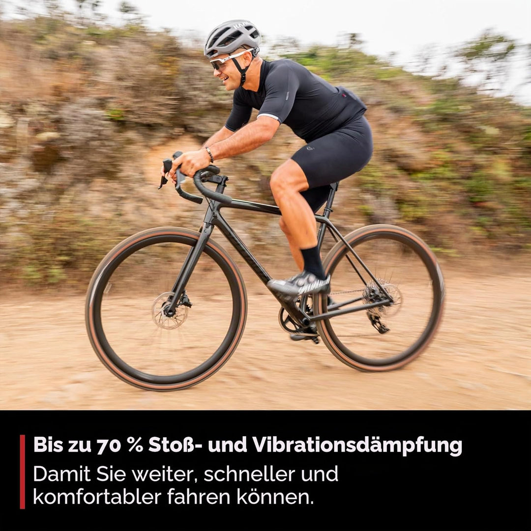 REDSHIFT ShockStop PRO Vorbau für Fahrräder, stossdämpfender Fahrradvorbau für Rennräder, Gravelbike