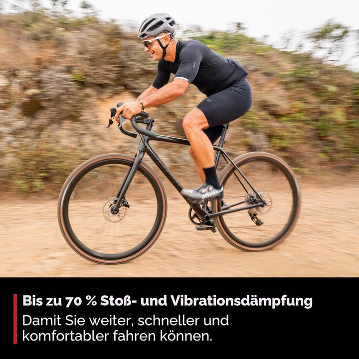 REDSHIFT ShockStop PRO Vorbau für Fahrräder, stossdämpfender Fahrradvorbau für Rennräder, Gravelbike
