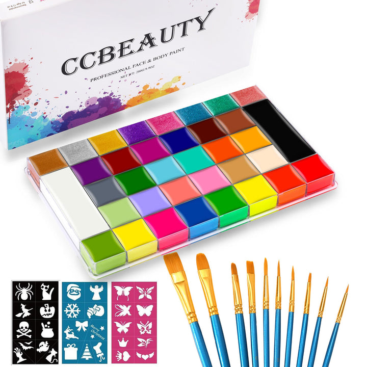 CCbeauty Bodypainting Farben Face Paint Professional Theaterschminke Ölbasierte ungiftige Make-Up-Pa