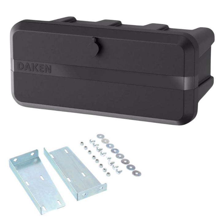 Daken Blackit Lite Deichselbox 555x255x310mm Werkzeugkasten Anhänger Staukiste Kunststoff Schwarz (M