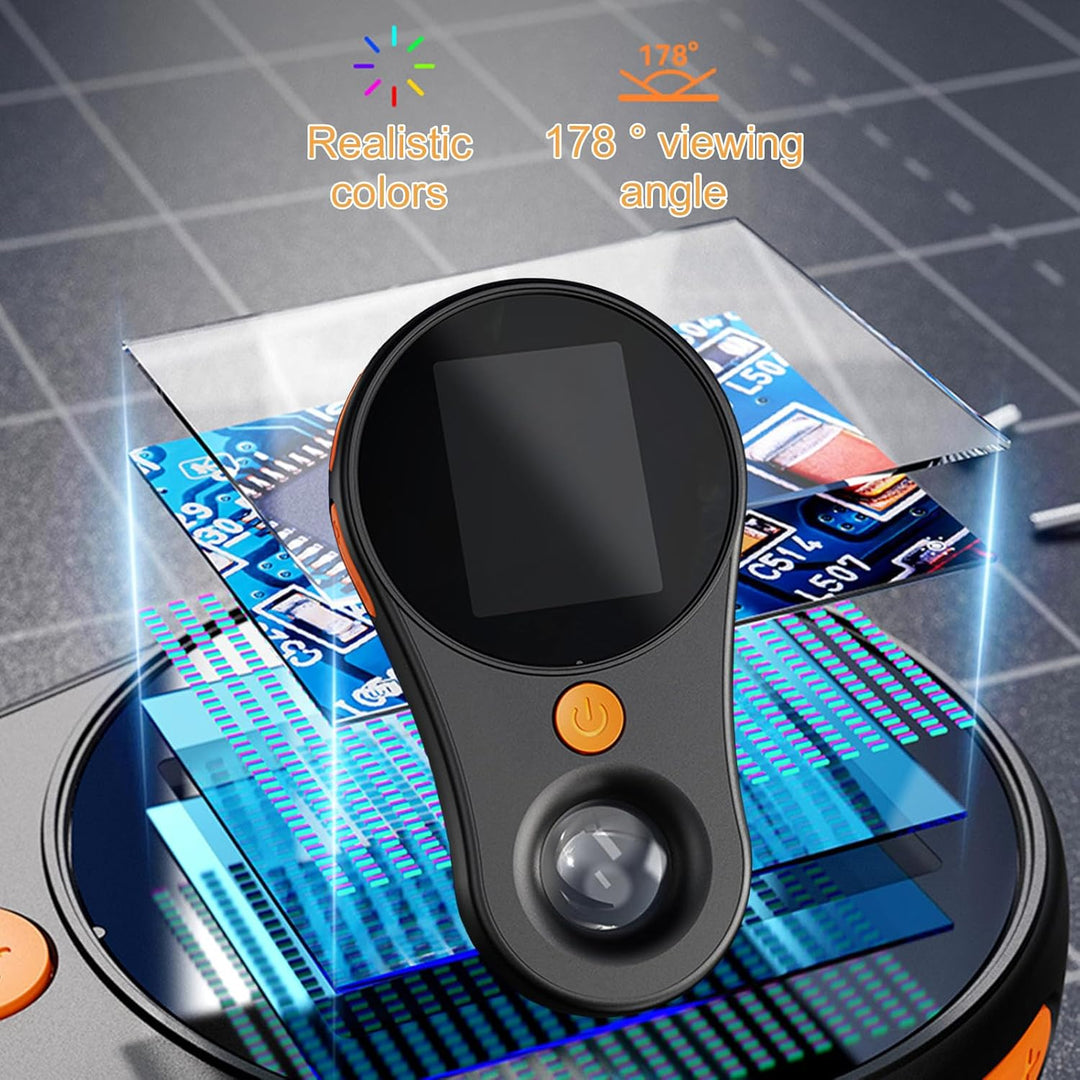 Handy-Mikroskop für Kinder, 2,0" IPS-Bildschirm 500X Tragbares Taschenmikroskop, Lupe Mikroskope, Mi