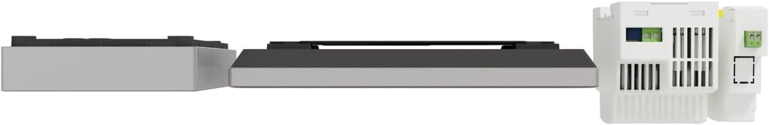 Ritto Gegensprechanlage Video TwinBus IP Set, 7 Zoll HD Monitor, 2 Draht Bus,Smartphone APP, Anthraz