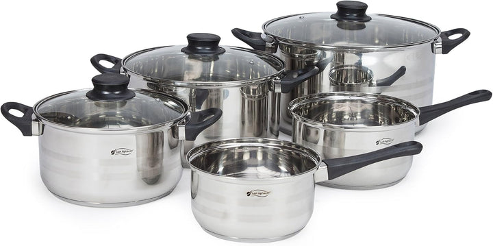San Ignacio Q1876 – Kochtopf-Set, Edelstahl, Ø16x9 Ø18x10 Ø20x11,5 y Ø24x13,5, SG-8051, Ø16x9; Ø18x1