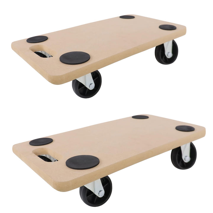 SUBTLETY Rollbrett Transportwagen Transporthilfe mit Rollen 58x29x11cm Tischtransportwagen Möbelroll
