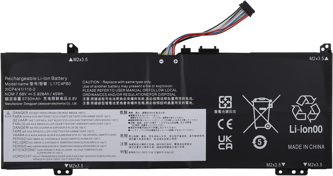 SwarKing Ersatz Akku Kompatibel mit Lenovo Flex 6-14ARR Flex 6-14IKB IdeaPad 530s Serie 530s-14IKB 5
