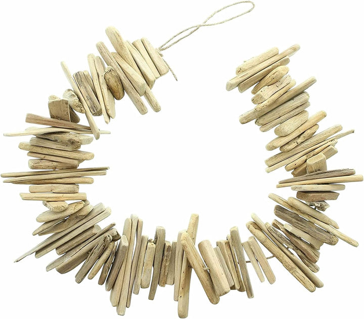 Deko-Girlande „Strandgut“, 90 cm hoch, aus Treibholz, Natur Holzgirlande, Hängegirlande, Frühlings-