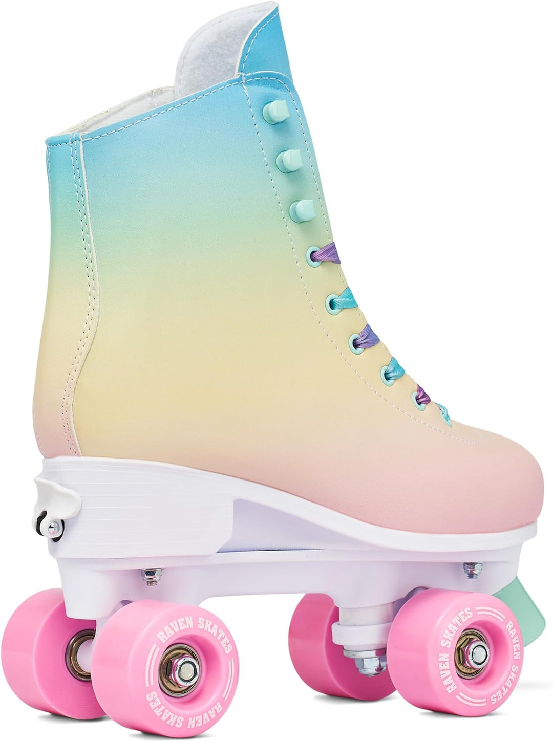 RAVEN Rollschuhe Roller Skates für Kinder Erwachsene Mädchen Damen verstellbar 39-42 (25-26,5cm) Lex