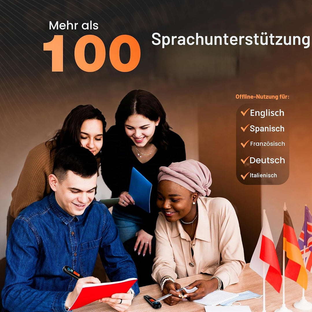 Scanmarker Pal – Stift Scanner, Übersetzungsstift & Lesestift mit Text-zu-Sprache | Übersetzer Stift