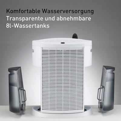 Ideal ACC 55 2-in-1 Kombigerät Luftreiniger & Luftbefeuchter für Räume bis zu 55 m²